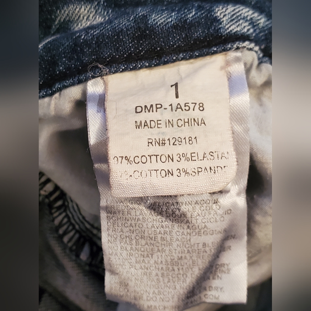 Machine Nouvelle Mode Acid Wash DESTROYED Skinny Jeans 26 RIPPED ITALY - Picture 9 of 9